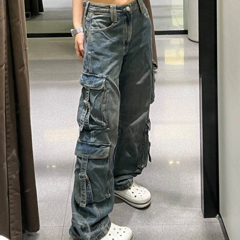 Loose Street Wide Leg Jeans