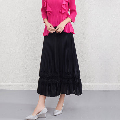 Sense Niche Three-dimensional Pleated Skirt