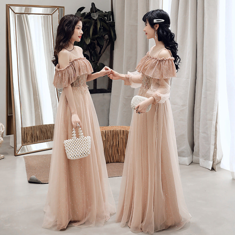 Bridesmaid Dress Temperament Sisterhood Wedding Dresses