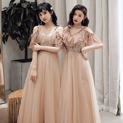 Bridesmaid Dress Temperament Sisterhood Wedding Dresses