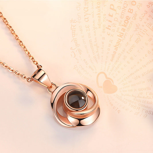 Rose Flower Pendant