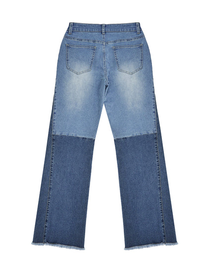 Fashionable Temperament Bell-bottom Jeans