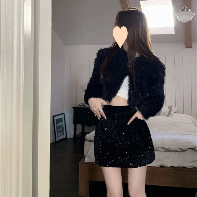 Sequined High-end Skirt