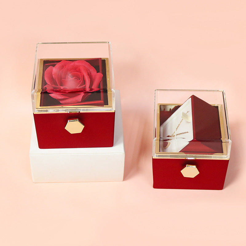 Flower Rose Gift Box