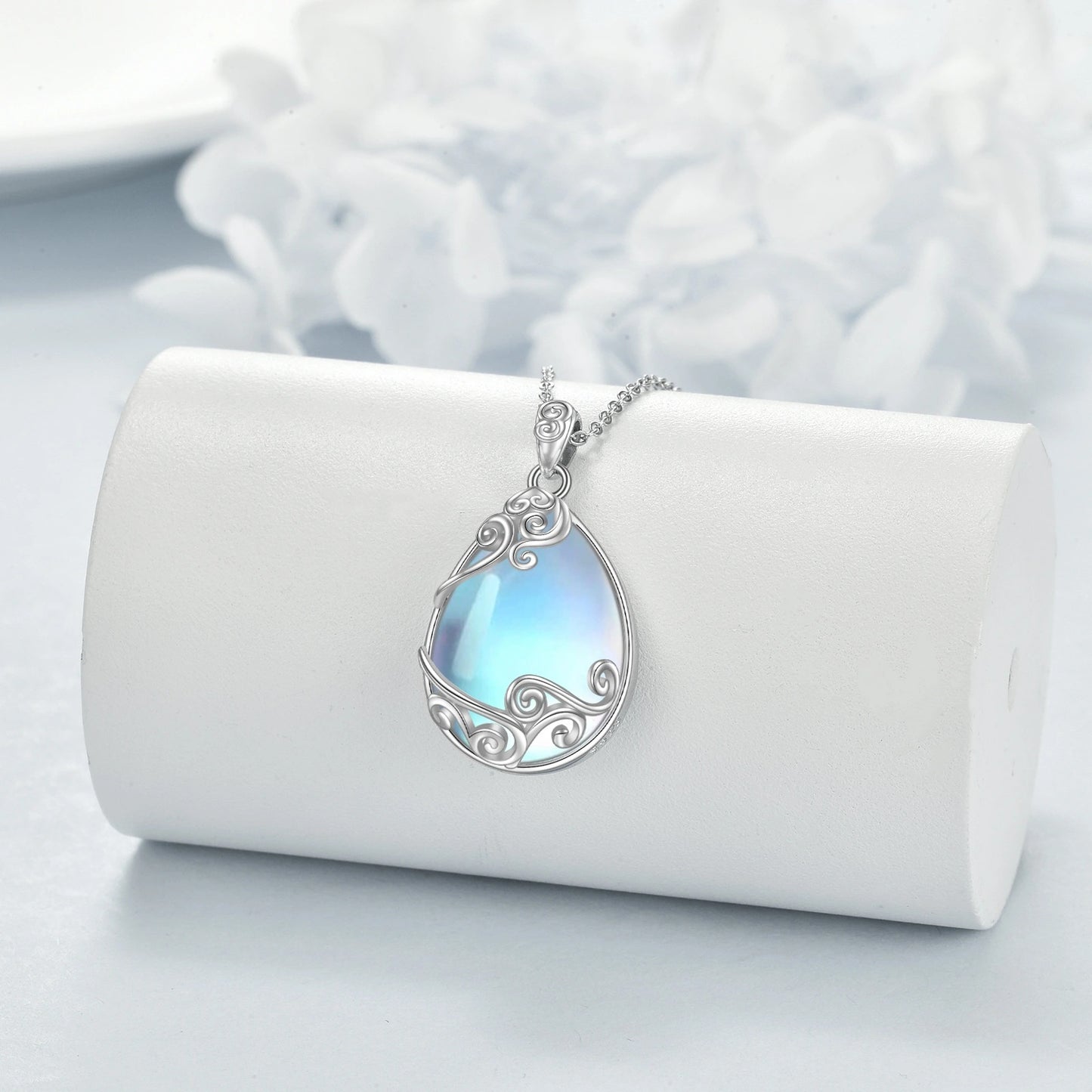 Moonstone Pendant Necklace