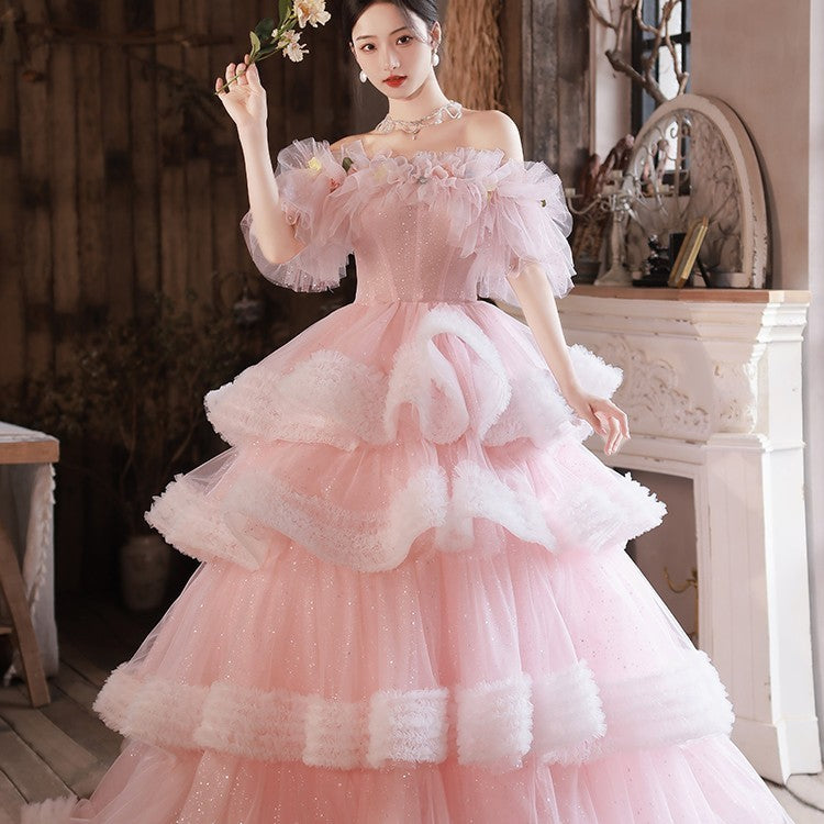 High End Banquet Flower Dress