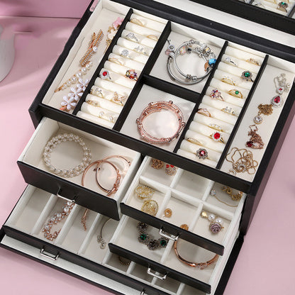 Multi-layer Jewelry Box With Lock