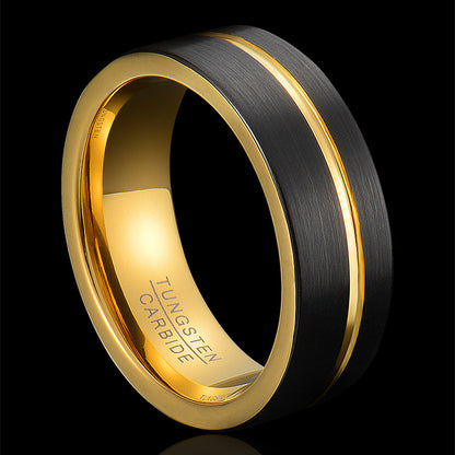 Tungsten Gold  Ring