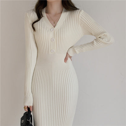 Women's Waist Knit Dress