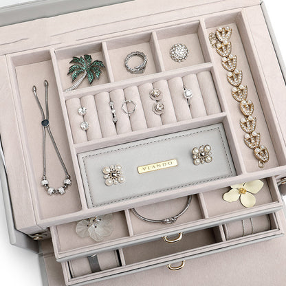 Multifunctional Capacity Jewelry Storage Box