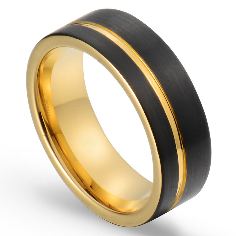 Tungsten Gold  Ring