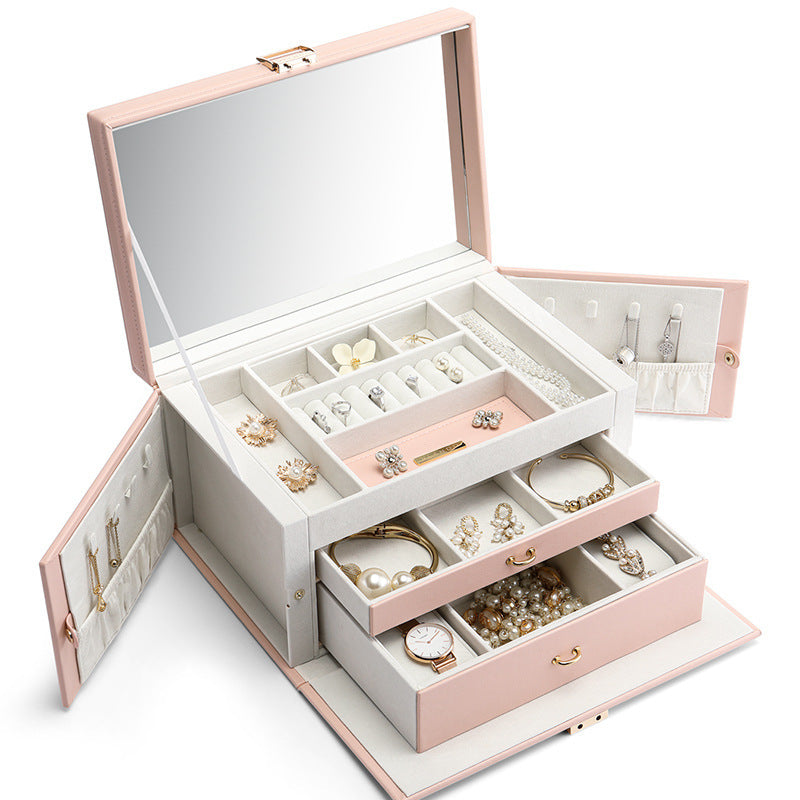 Multifunctional Capacity Jewelry Storage Box