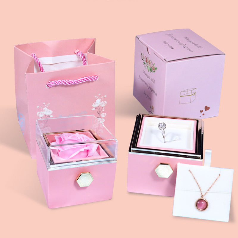 Flower Rose Gift Box