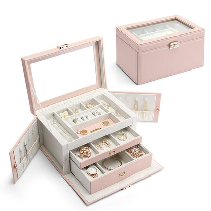 Multifunctional Capacity Jewelry Storage Box