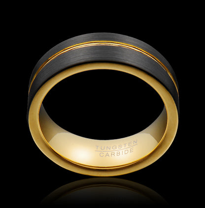 Tungsten Gold  Ring