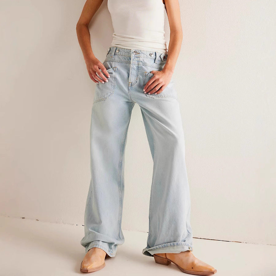 Wide Leg  Jeans