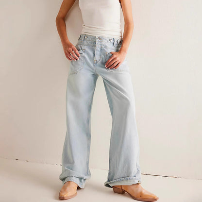 Wide Leg  Jeans