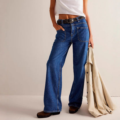 Wide Leg  Jeans