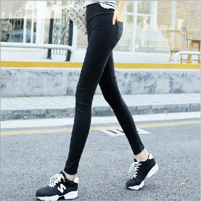 Casual Back Pocket Pencil Leggings