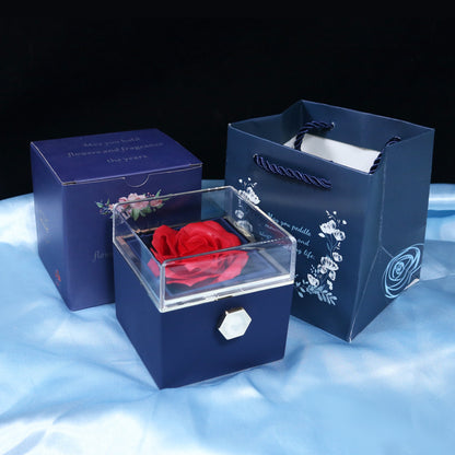 Flower Rose Gift Box