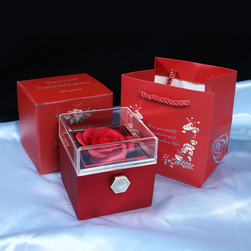 Flower Rose Gift Box