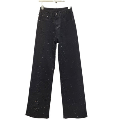 Casual Rhinestone Jeans