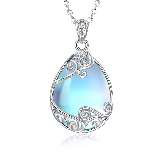 Moonstone Pendant Necklace