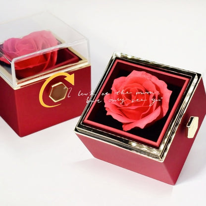 Flower Rose Gift Box