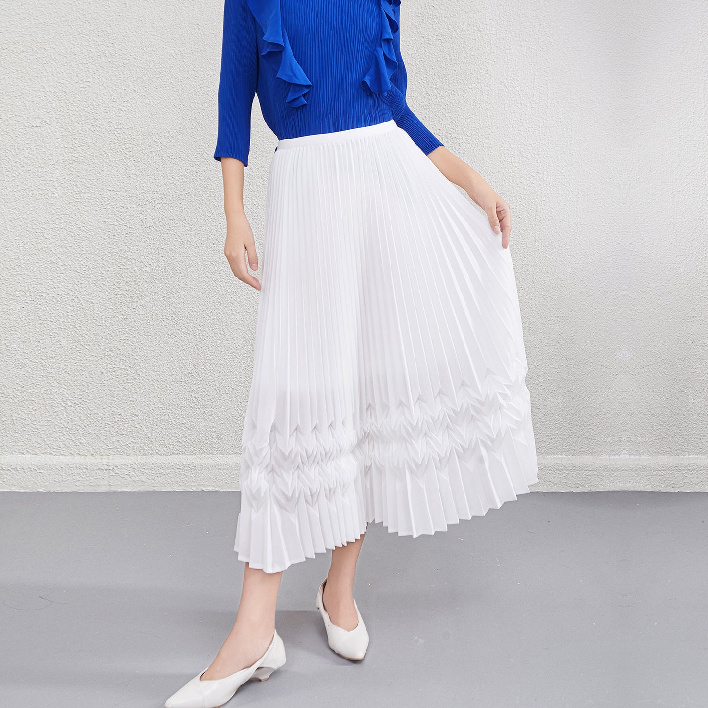 Sense Niche Three-dimensional Pleated Skirt