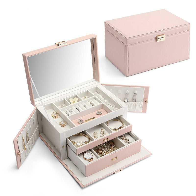 Multifunctional Capacity Jewelry Storage Box