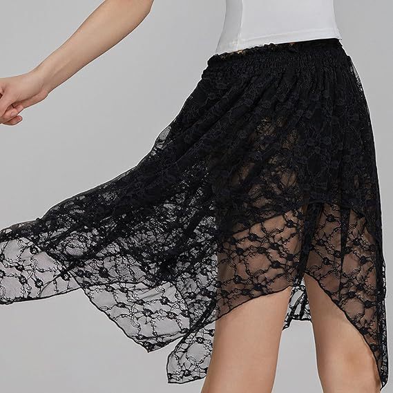 Pleated Frill Y2g Lace Mini Skirt