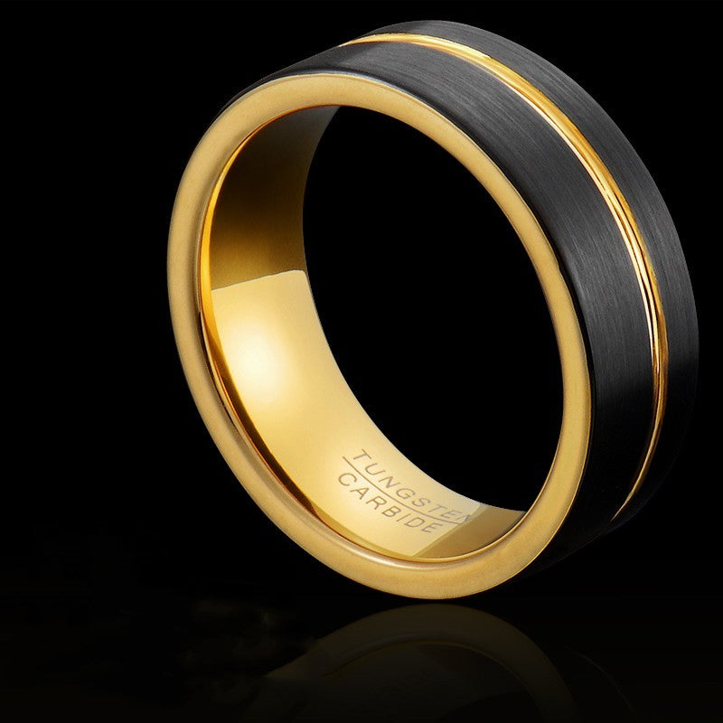 Tungsten Gold  Ring