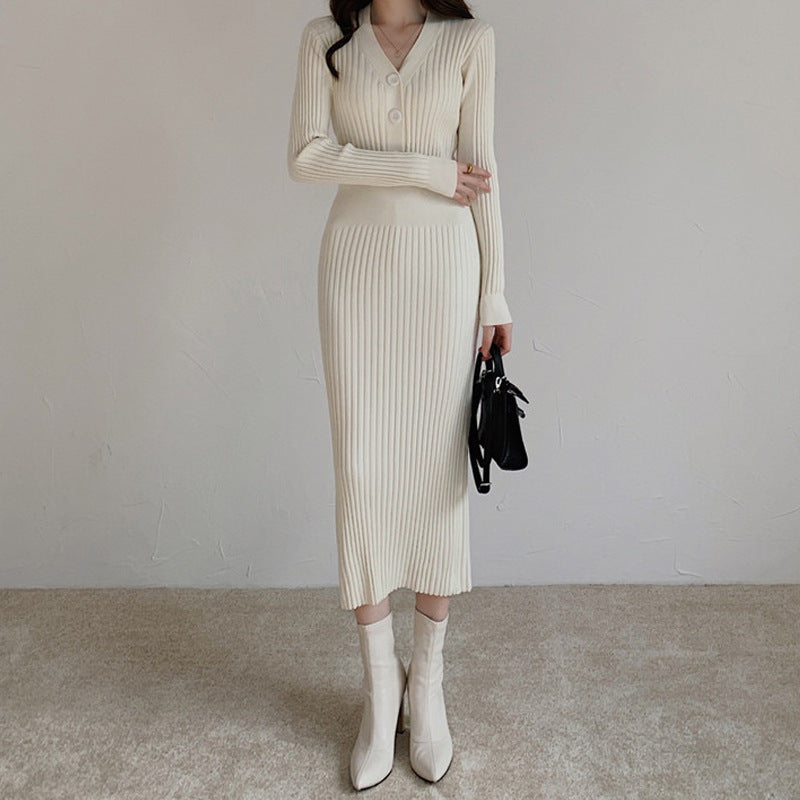 Women's Waist Knit Dress